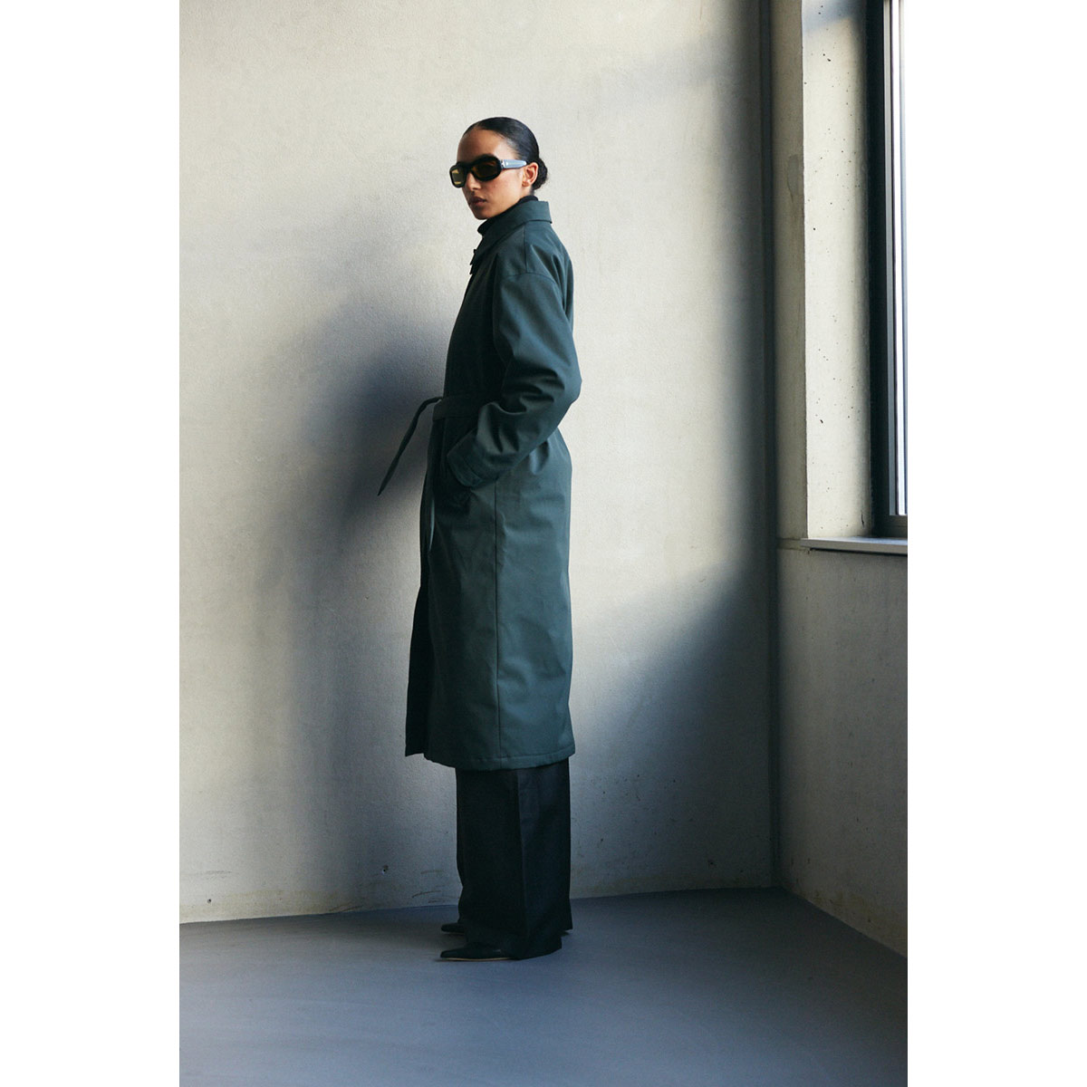 Welter Shelter Rachel G Ninspin Trench Mantel Damen Welter-Shelter_Rachel-G-NIN-SPIN-women_forest-green_09