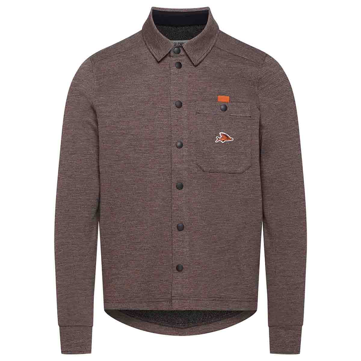 Café du Cycliste Pascaline Gravel Hemd Radtrikot Unisex Cafe_du_Cycliste-Pascaline_Gravel_Long_Sleeve_Jersey-Henna-1