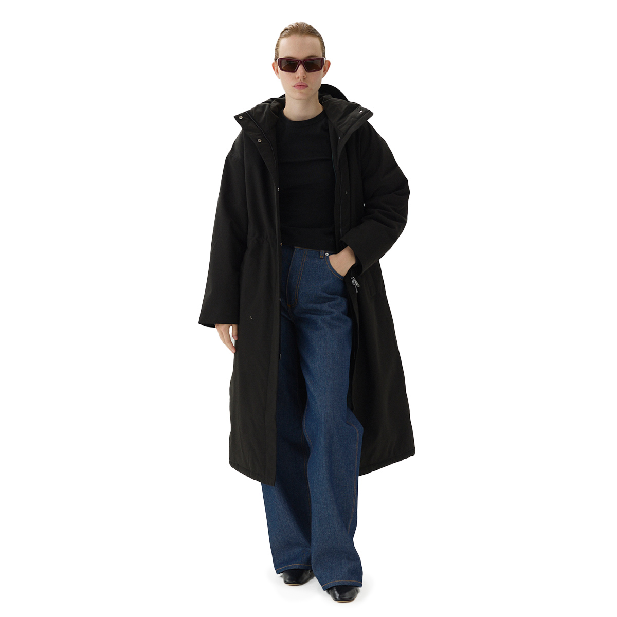 Welter Shelter Roomy Long Tube Mantel Damen Welter-Shelter_ROOMY-LONG-TUBE_Women_black_00