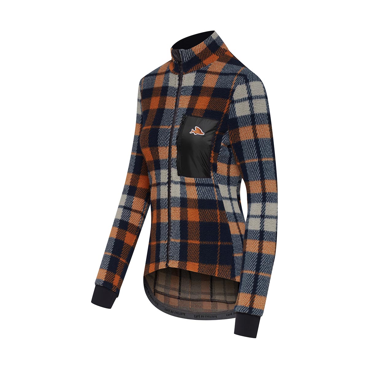 Café du Cycliste Solange Langarm Radtrikot Damen Cafe-du-Cycliste_Solange-Womens-Fleece-Jersey_Nay-Orange_03