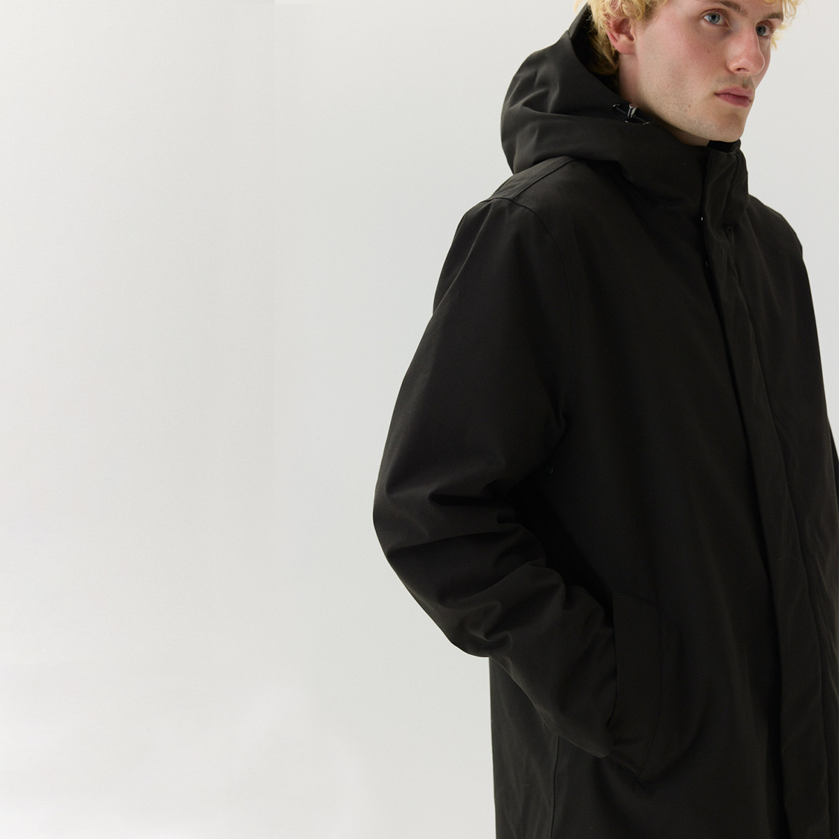 Terror Weather Polyrayon Wool Look Parka Men