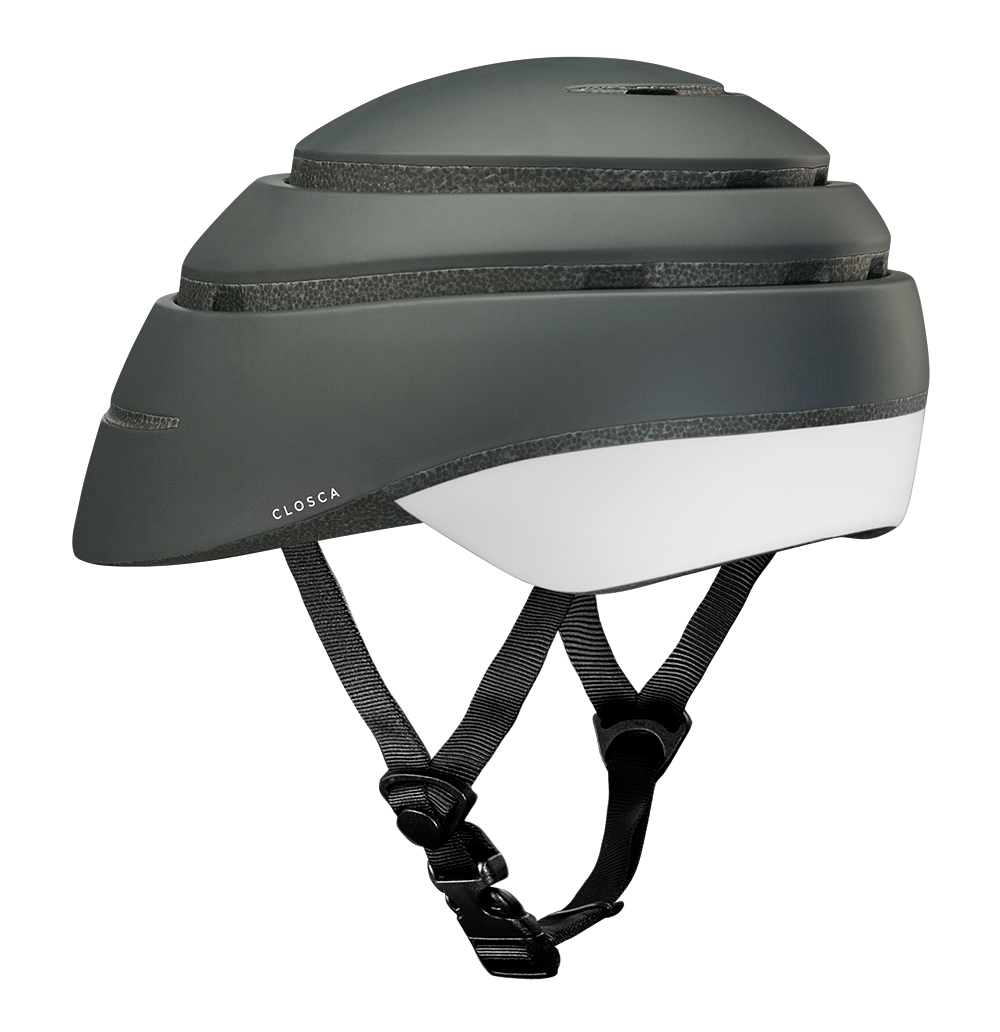 Loop Fahrrad Falthelm Helmet-Loop-Graphite-white-Trasera_1000x1032