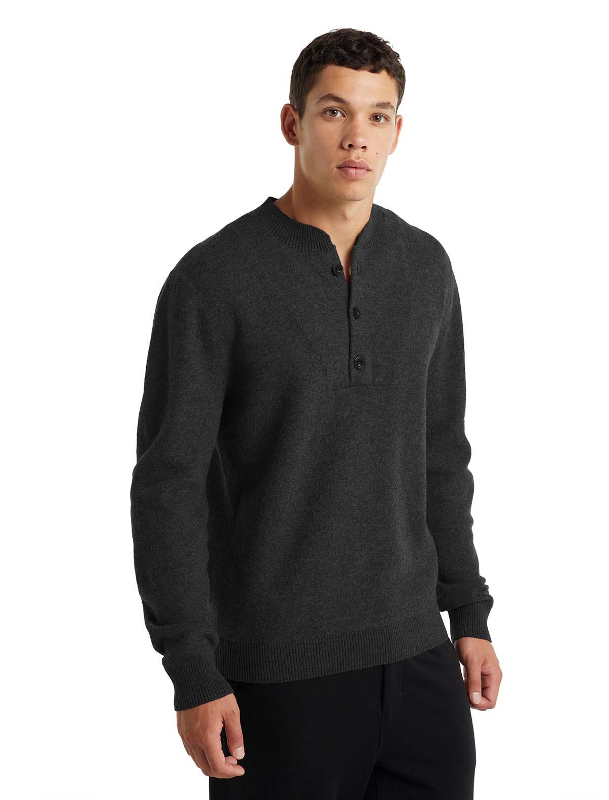 Abbeyfield Half Button Sweater Men