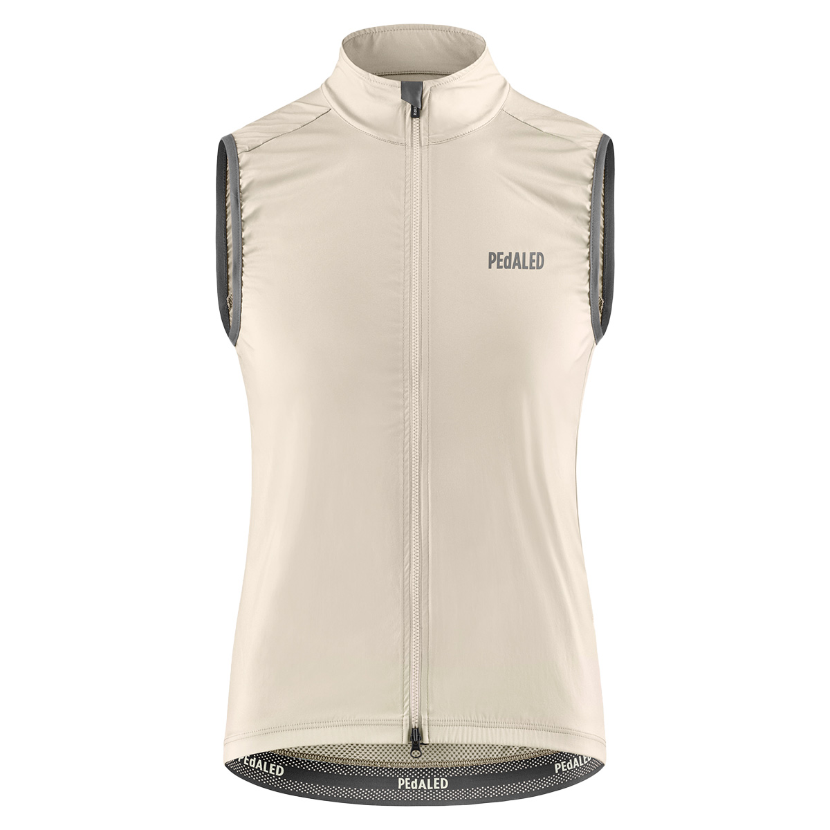 PEdALED Element Airtastic Windweste Damen PEdALED_W_ELEMENT_WINDPROOF_VEST_BEIGE_01